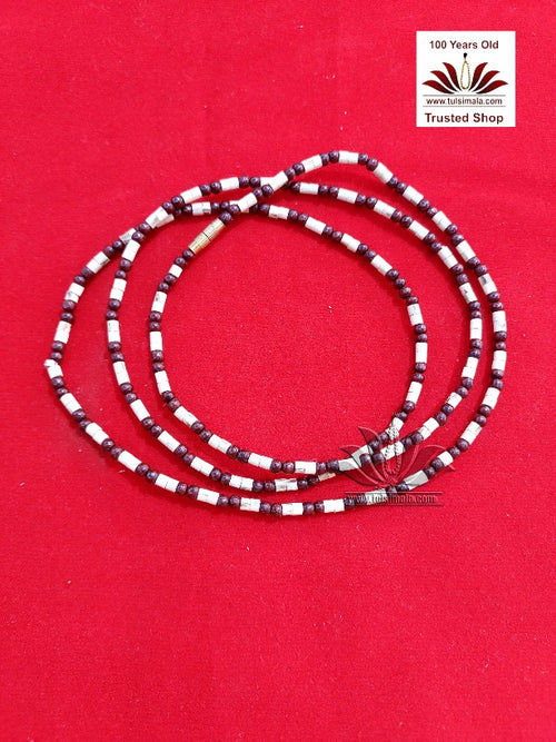 Tulsi Neck Mala With Colour Bead