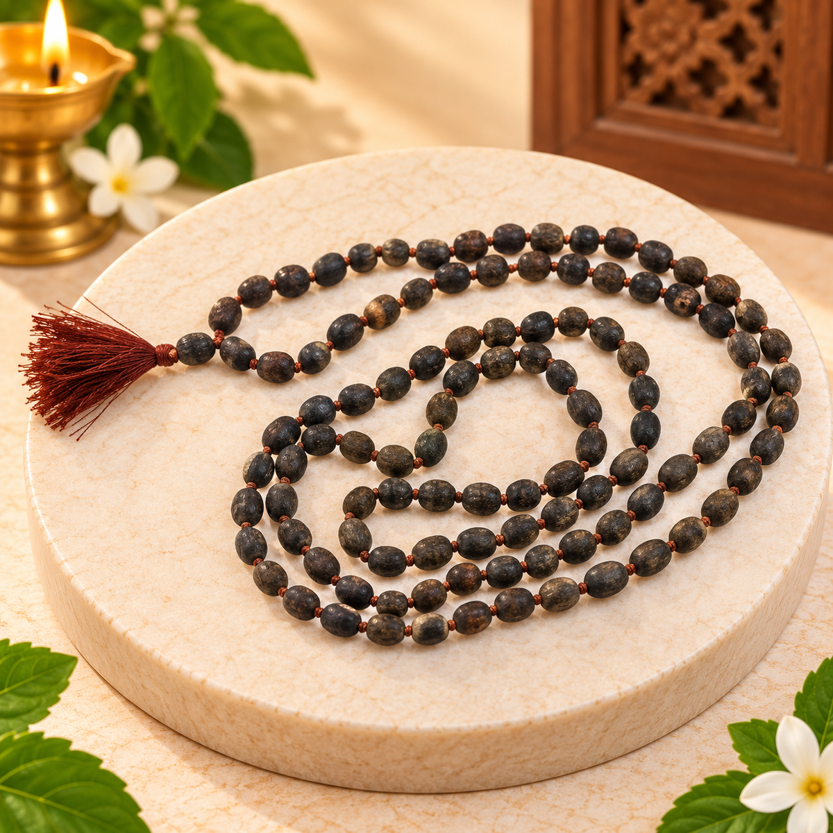 Lotus Seeds Mala (Neel Madei Mala)